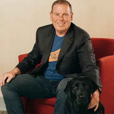 Headshot of Bill Mayer, Senior Vice President of Entrepreneurial Services at Ann Arbor SPARK